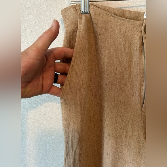 Stradivarius wide leg linen pants | EUC | women’s size 8 - Picture 2 of 4